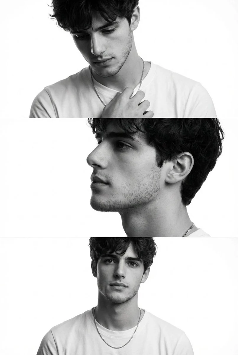 Preserve the face, proportions, and external features of ...