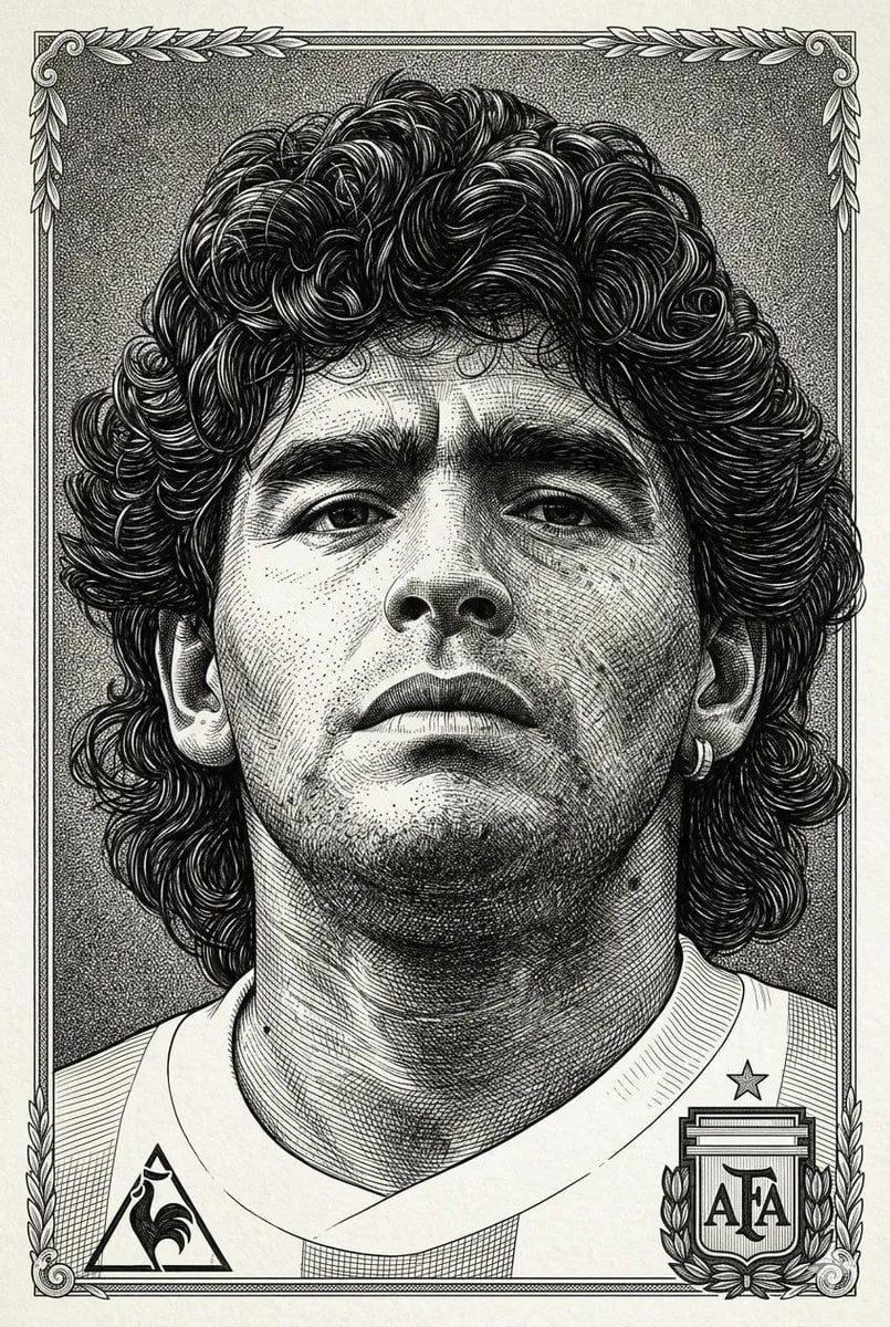 A highly detailed black and white engraving line art portrait of a person with dense hatching and dramatic lighting, capturing a classic illustration style.